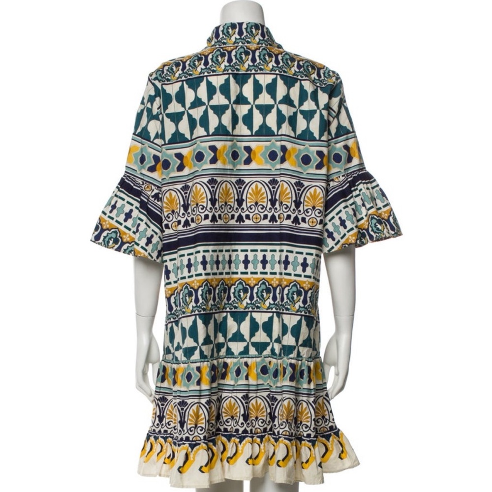 Multicolor Patterned Dress